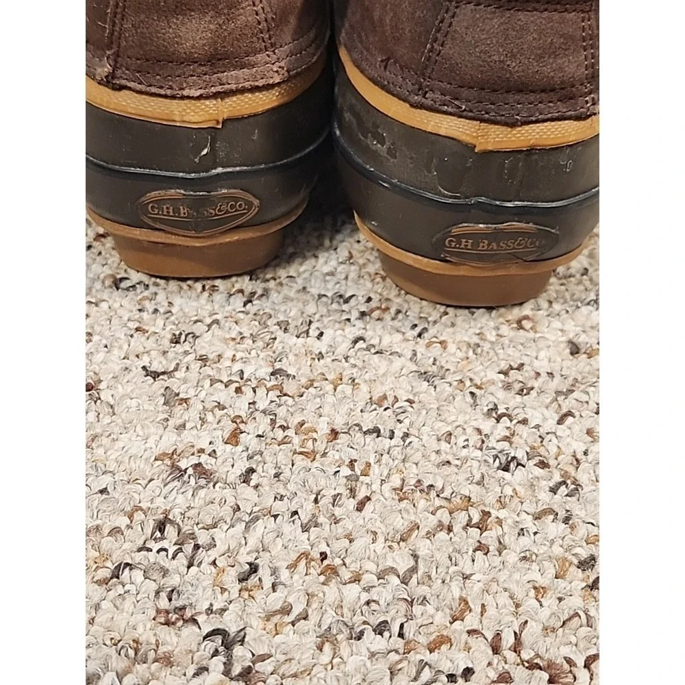 G.H. Bass & Co. Mens Boots Watervale Sand Size 10